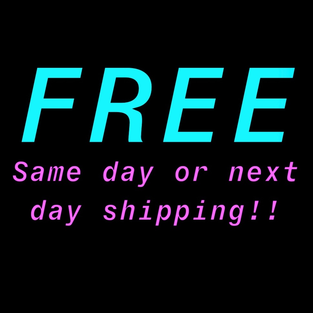 FREE same day or next day shipping on most items!!